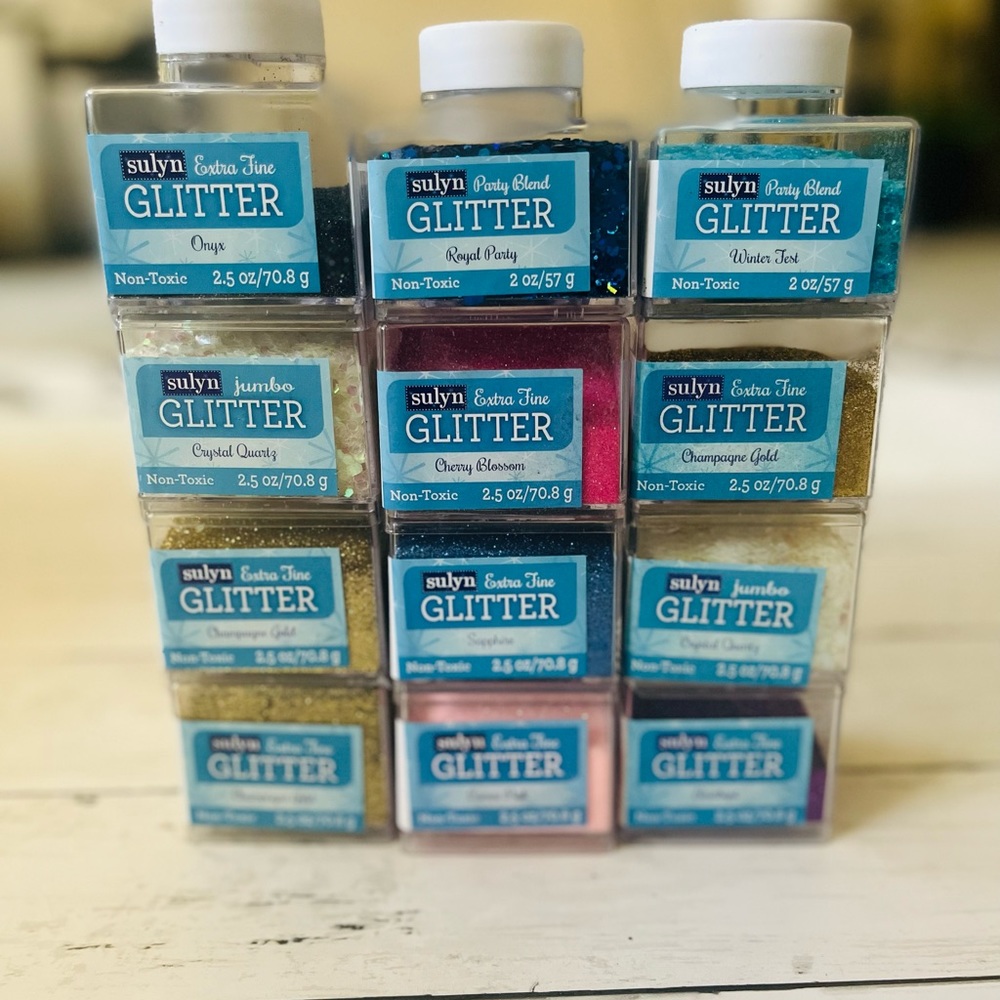 Glitter 2-2.5 oz jars